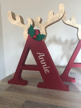 Load image into Gallery viewer, Handmade Personalised Reindeer Letters