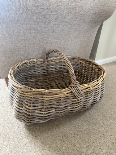 Rattan Market Basket