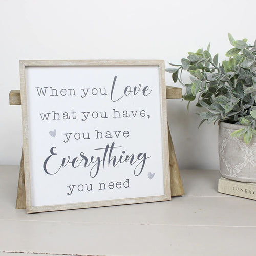 Love Everything Sign