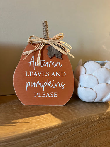 Autumn Leaves Pumpkin