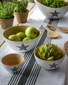 Set of 3 Bamboo Bowls