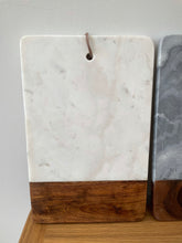 Load image into Gallery viewer, Acacia Wood and Marble Chopping Board