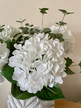Load image into Gallery viewer, Large White Hydrangea Stem