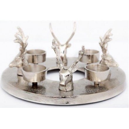 Stag candle holder