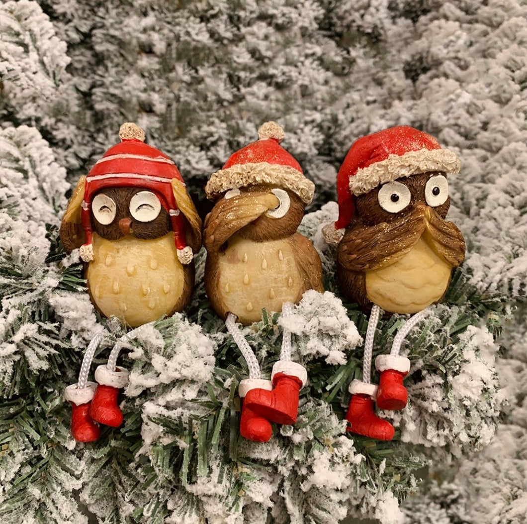 Christmas Owls