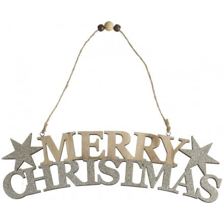 Wooden Merry Christmas Sign