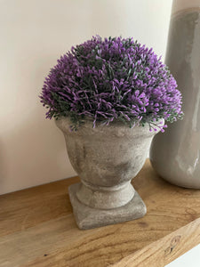 Potted Lavender Faux Plant