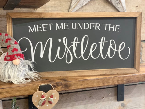 Mistletoe sign