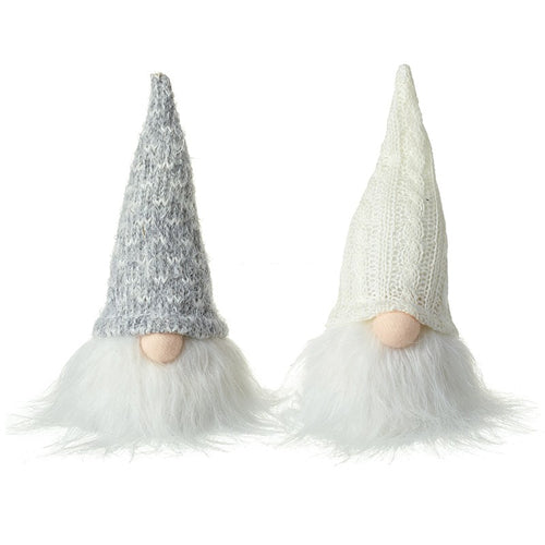 Gonk with White or Grey Wool Hat