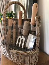 Load image into Gallery viewer, Garden Tool Basket with Tools