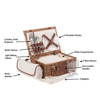 Load image into Gallery viewer, Classic 2 Person Picnic Hamper